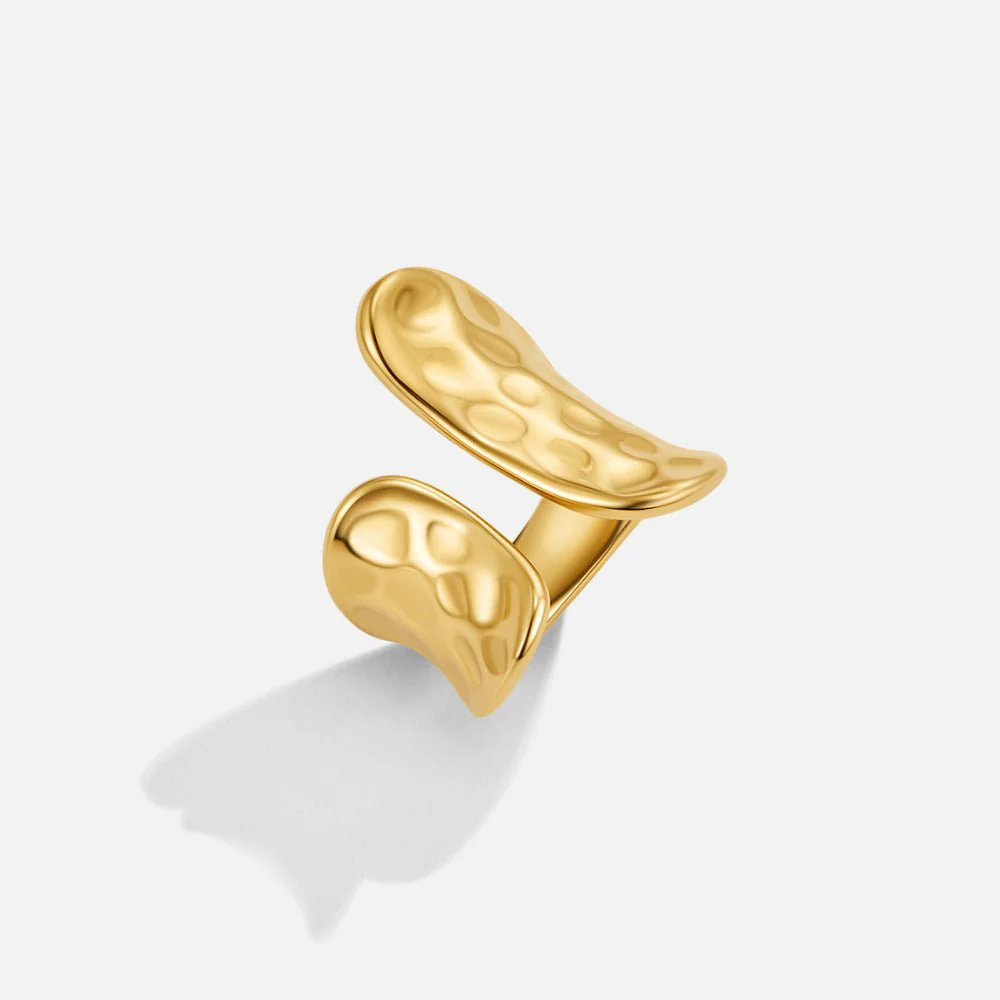 Yuna Geometric Gold Ring - Image 4