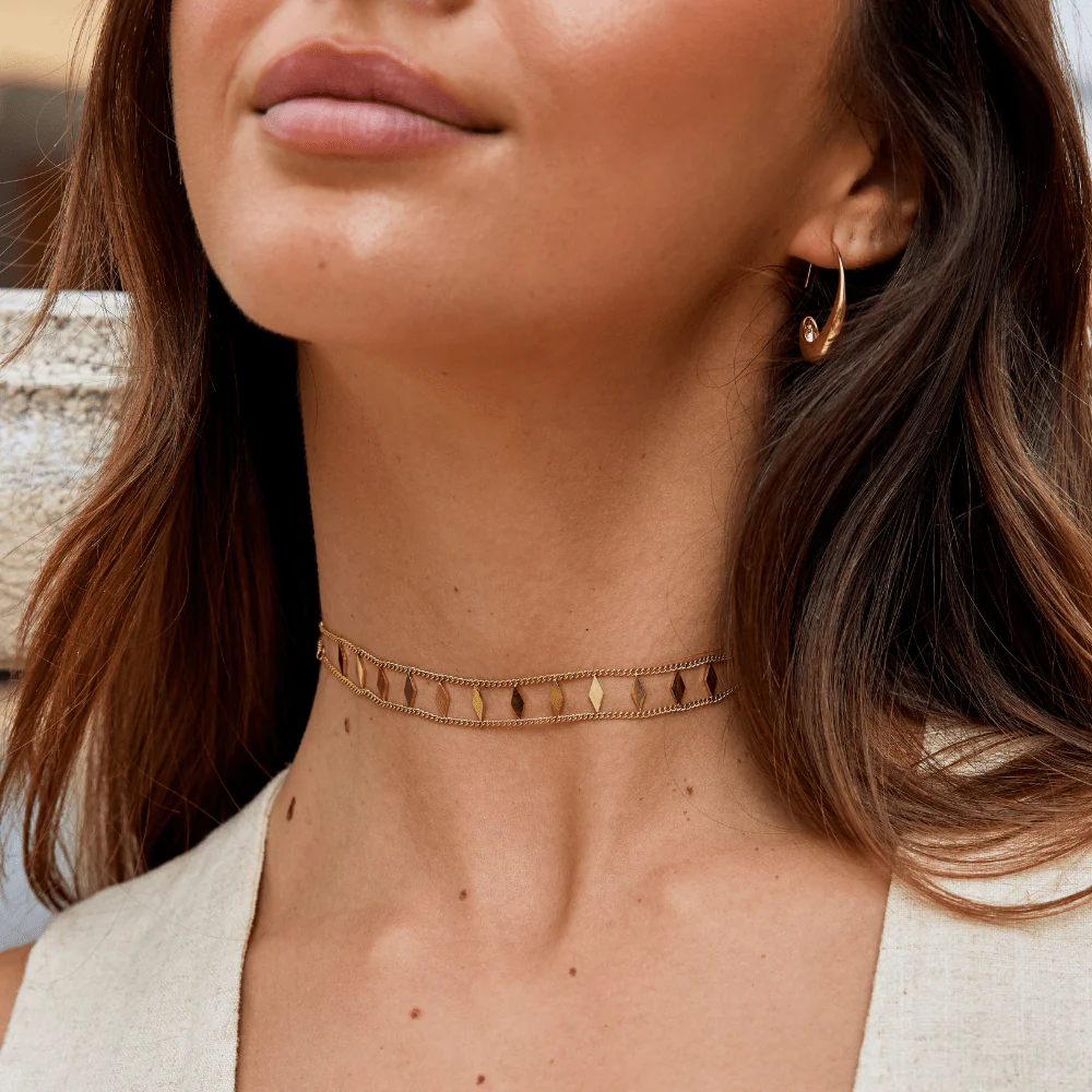 Zara Gold Choker - Image 2